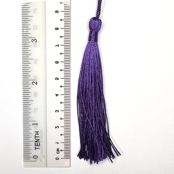 Purple Thread tassel 10 pcs