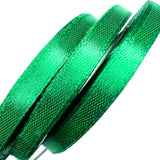 Green 6mm Single Faced Satin Ribbon