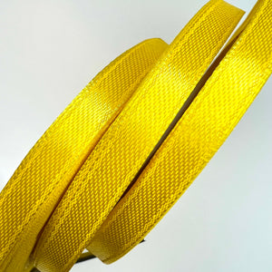 Yellow 6mm Single Faced Satin Ribbon