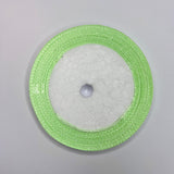 Pastel Green 6mm Single Faced Satin Ribbon