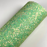 Lime Cotton Candy Chunky Glitter