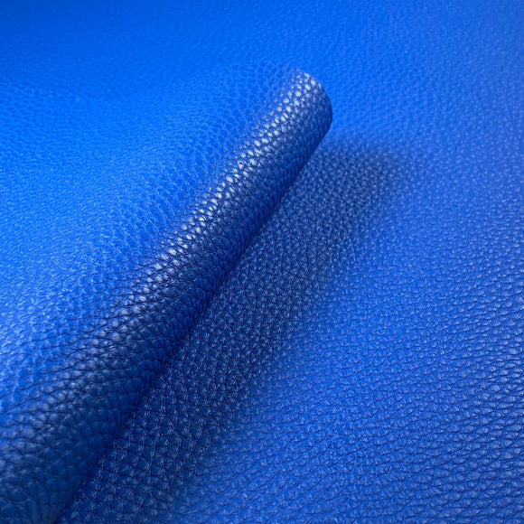 Spitting Blue Plain Leatherette