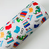 Back to School Mix Print Leatherette (worm teacher)