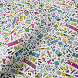 Back to School Mix Print Leatherette (woow)