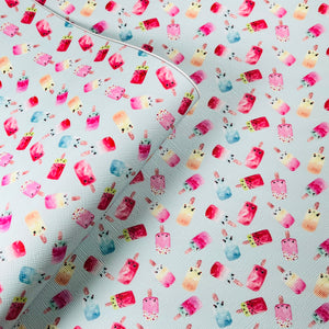 Summer Mix Print Leatherette (ice cream happy face)