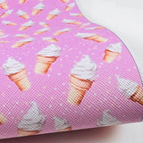 Summer Mix Print Leatherette (ice cream)