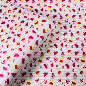 Summer Mix Print Leatherette (watermelon mix)