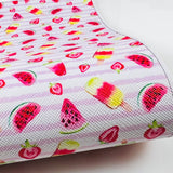 Summer Mix Print Leatherette (watermelon mix)