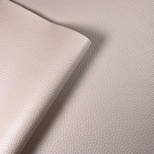 New Matt Plain Light Grey Leatherette