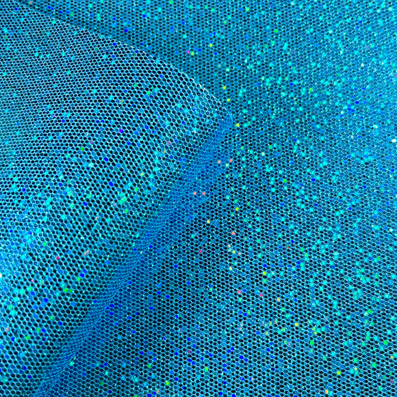 Blue Hexagon Holographic Glitter