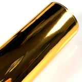 Gold Mirrored Plain Leatherette