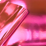 Pink Mirrored Plain Leatherette