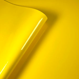 Yellow Patent Plain Leatherette