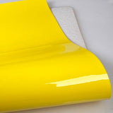 Yellow Patent Plain Leatherette