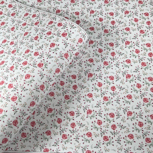 Mini Roses Flower Mix Print Leatherette