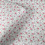 Mini Roses Flower Mix Print Leatherette