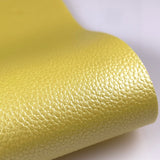 Yellow Pearl Plain Leatherette