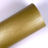 Clearance Yellow Gold Pearl Embossed Strip Leatherette