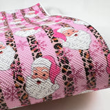 Pinky Santa Christmas Mix Print Leatherette