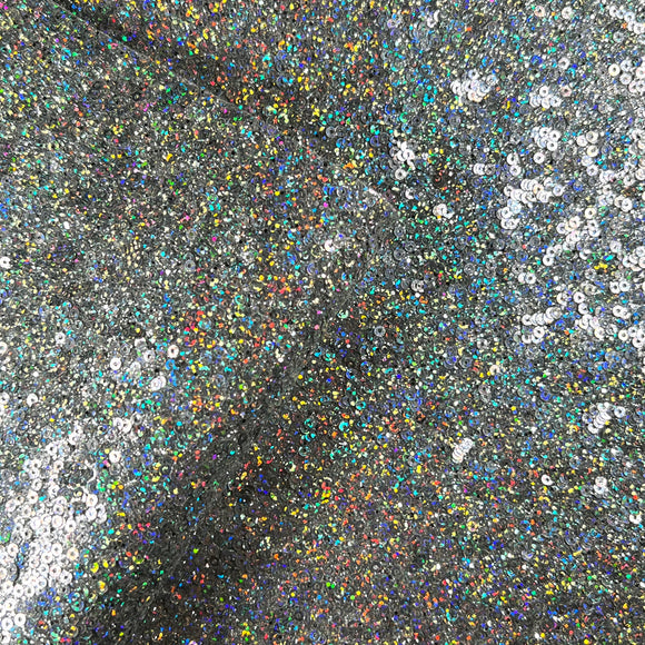 Holographic Silver Sequin Chunky Glitter