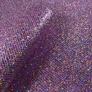 New Purple Wire Mesh Glitter