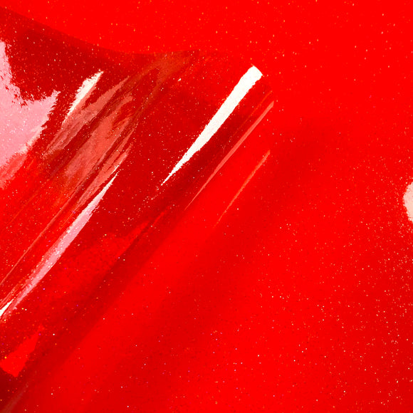 Red Holographic Transparent Jelly