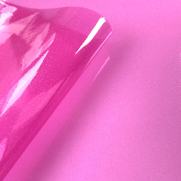 Magenta Holographic Transparent Jelly