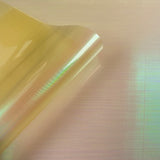 Clearance Yellow Holographic Transparent Jelly