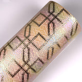 Clearance Holographic Print Leatherette