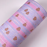 Valentine Heart Mix Print Leatherette