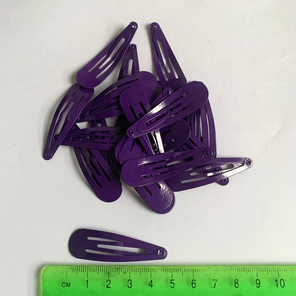 Coloured Snap Clip - 48mm Dark Purple