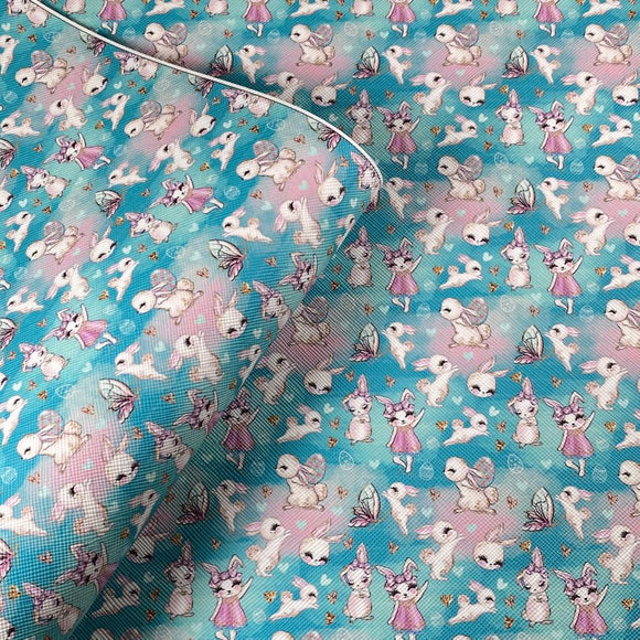Easter Mix Print Leatherette